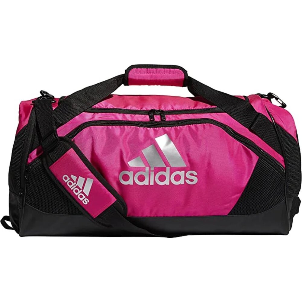 Adidas Team Issue Pink Duffel Bag